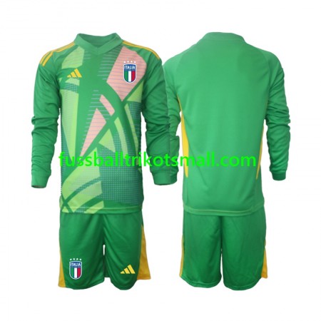 Fußballtrikots Italien Torwart Kinder EURO 2024 Langarm Auswärts-trikot kaufen